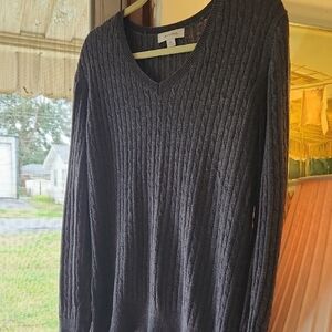 Merona Women's Charcoal V-Neck Sweater